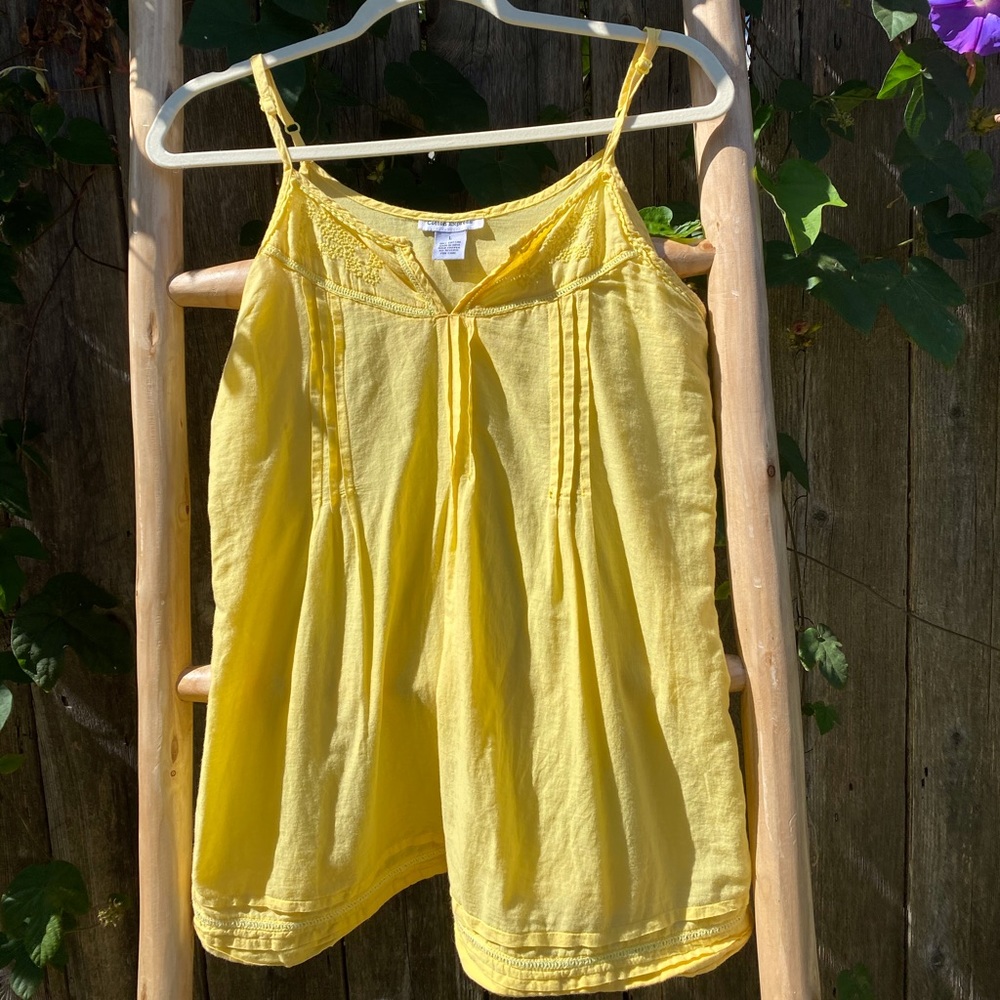 Yellow summer blouse